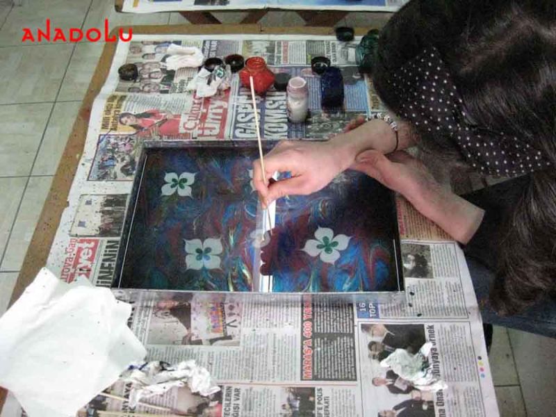 Yetişkinlerle Ebru Kursları