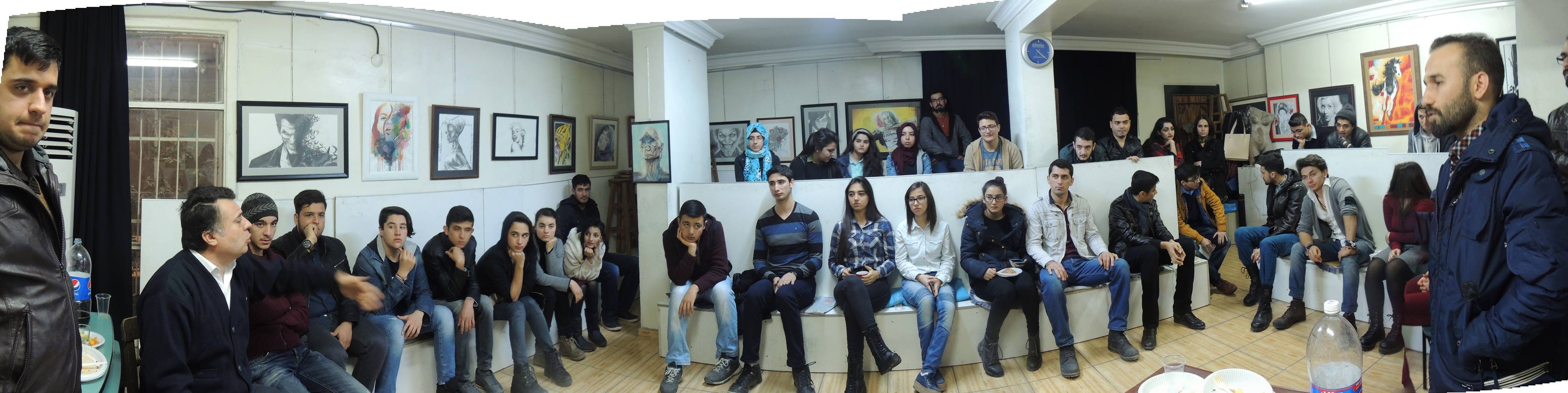 Üniversitede Okuyan Öğrencilerle Atölye Öğrencileri Adana